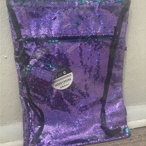 Sugar & Bruno Purple Sequin Backpack